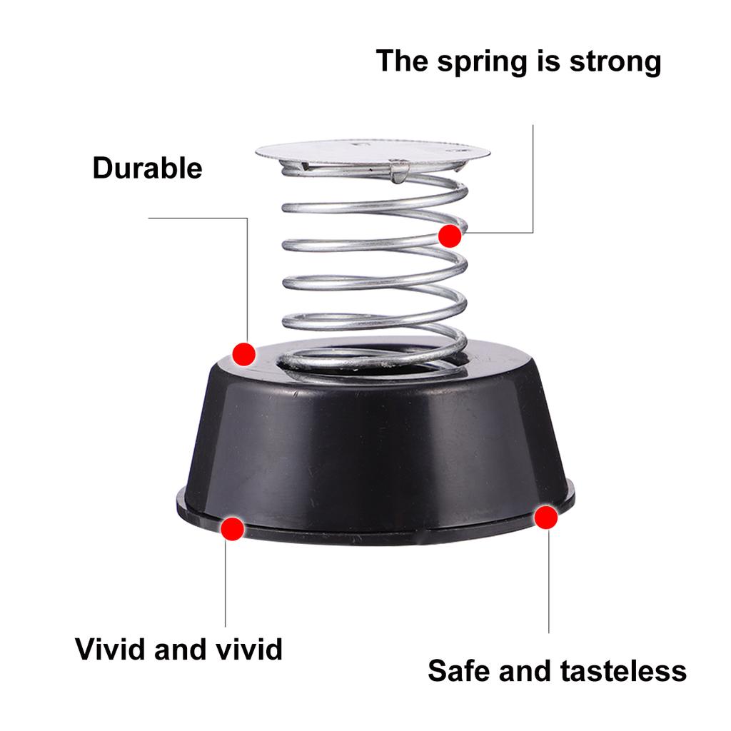 2PCS Iron Plastic Shaking Head Spring Base Vibrant Nament Accessories Car Motorcycle Bike Decoration Figurines