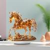 Horses 2D Flat Acrylic Stand Table Decoration,Home,Office,Cafe,Room,Studio,Desktop Ornament Sign Kit Gift