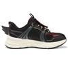 Skechers Cny Series New Year Slip-Ins Comfortable Versatile Trendy Color Block Lightweight Shock Absorbing Low Top Kids Running Shoes 407120L-BKRD