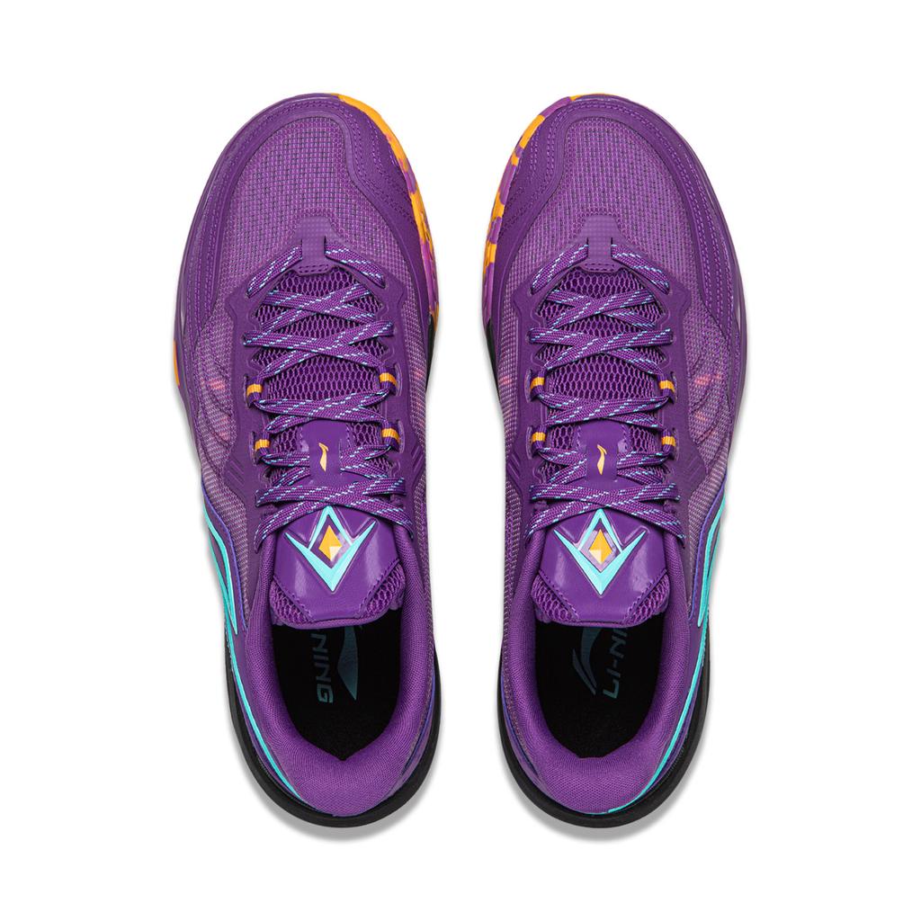 Li Ning Cushioning Abrasion Resistant Slip Resistant Breathable Rebound Grip Low Top Performance Basketball Shoes Men's ABPW009-6