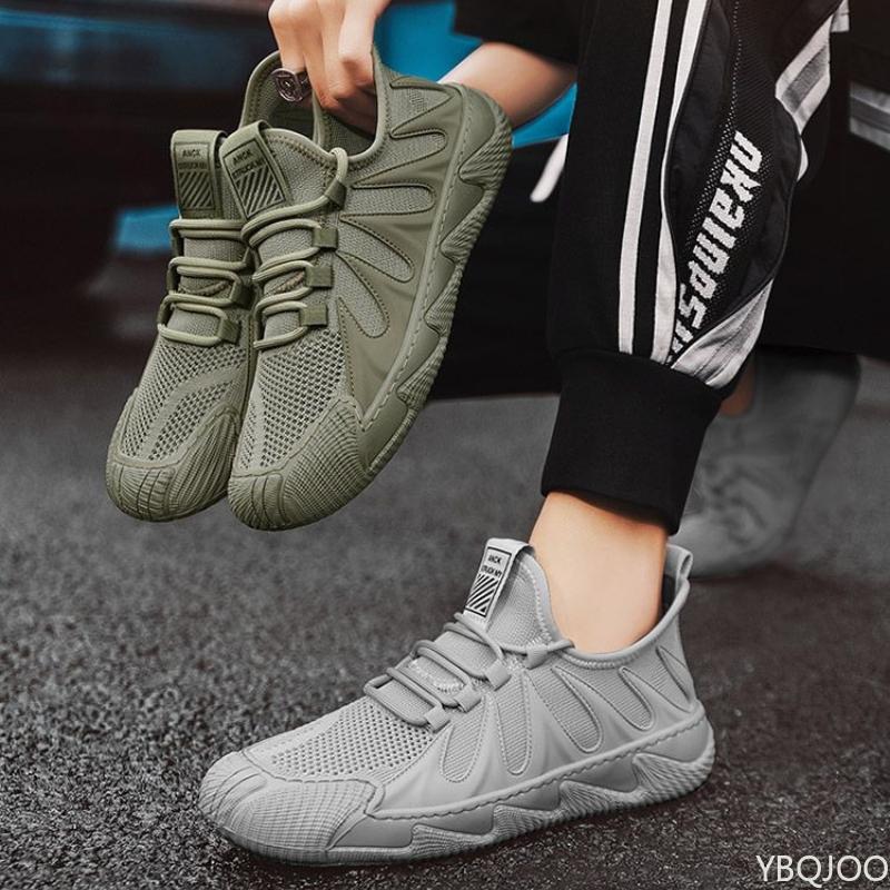 Fashion Men's New Work Breathable Soft Sole Trendy Running and Leisure Sports Shoes with Wear-resistant Design Zapatillas De Deporte
