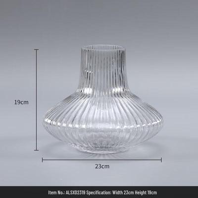 RuiJie Simple Modern Transparent Glass Vase