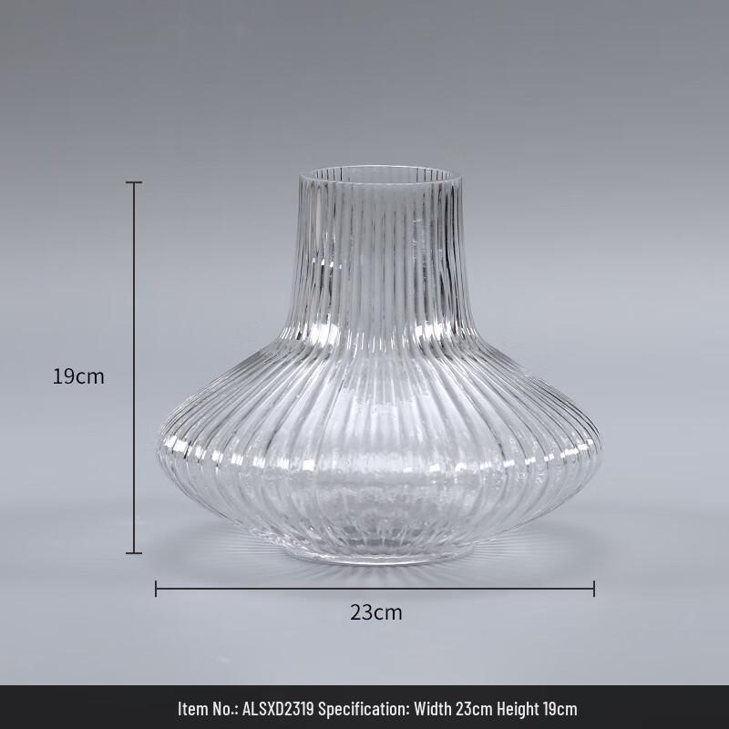 RuiJie Simple Modern Transparent Glass Vase