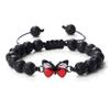 Adjustable Hand-Woven Bracelet with Butterfly Pendant for Women, Men's Gift, In Stock