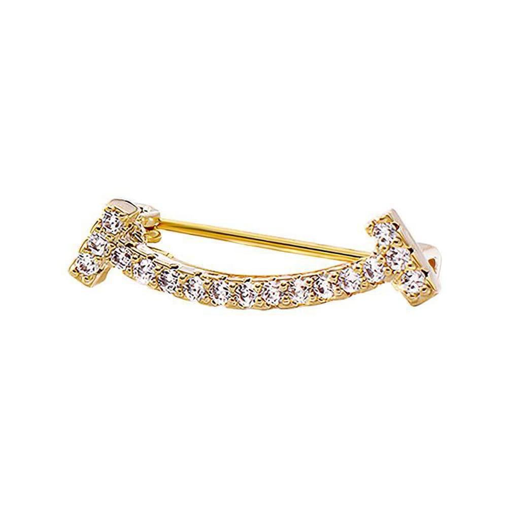 

Pin Brooch for Prevents Breast Smile Smiling High Quality Stainless Accessory [Deelfel] Women, Small, Gold, Silver, Flashing, Brooch, Face, Zirconia, золотий