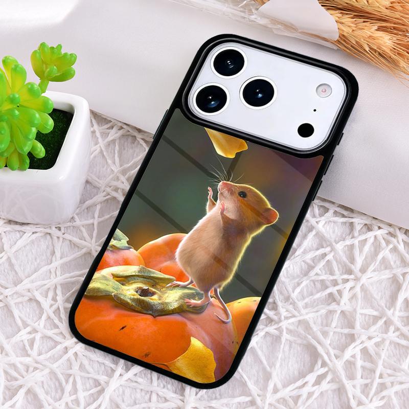 Mouse Rat Soft Shockproof Phone Case for iPhone 17 Air 16e 15 11 12 14 13 Pro Max Cover Coque
