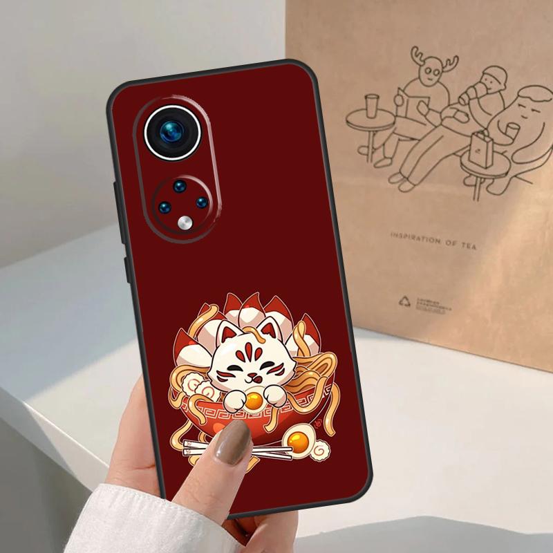 Kitsune Fox Japanese Art Case For Honor Magic 8 Pro 5 6 7 Lite Honor 400 200 Pro X9c X9b X9a X8a X8b 50 70 90 Cover