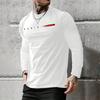 Spring Men's,Men's Letter Printing,Men's Long Sleeve,Trendy Round Neck New Casual T-Shirt