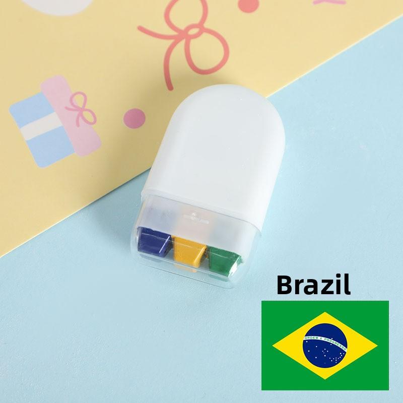 6 Farben Regenbogen Wachsmalstift Gesichtsbemalung für Halloween und Weltmeisterschaft, Abwaschbar und Kreativ