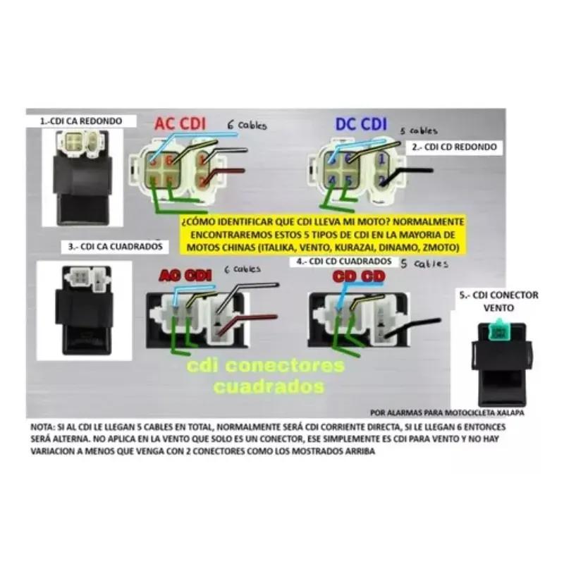 4 Pin Adjustable DC CDI Motorcycle Racing Parts Moto Ignition System DIP Switch for Vento Tornado Screamer Rocketman Carrera 250
