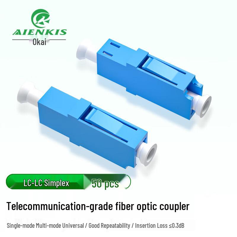 AIENKIS Telecom-Grade Fiber Optic Adapters
