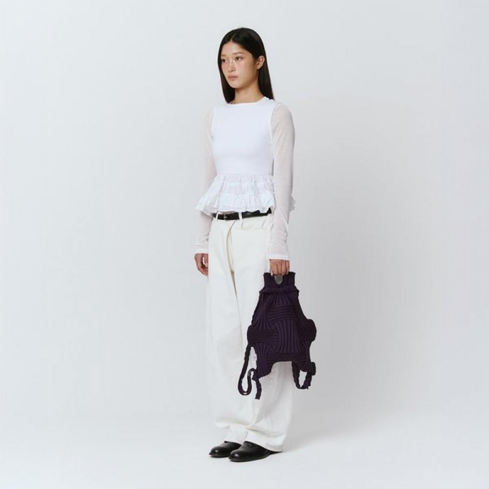 Pleatsmama Deep Purple New Bow Backpack