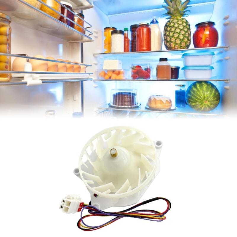 Replacement Fridge Cooling Fan Motor Suitable for Precise Fit Enhanced Airflows Quiet Operation Long Lasting Performances
