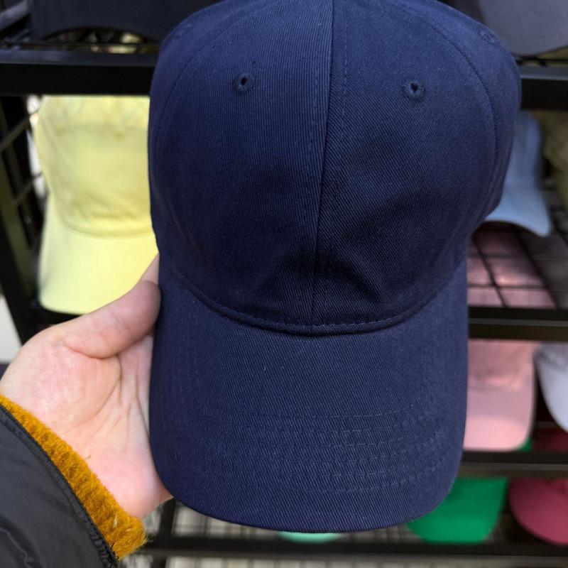 Customized Light Board Soft Top Versatile Cap Men'S Summer Street Spring Summer Autumn Solid Color Baseball Cap Children