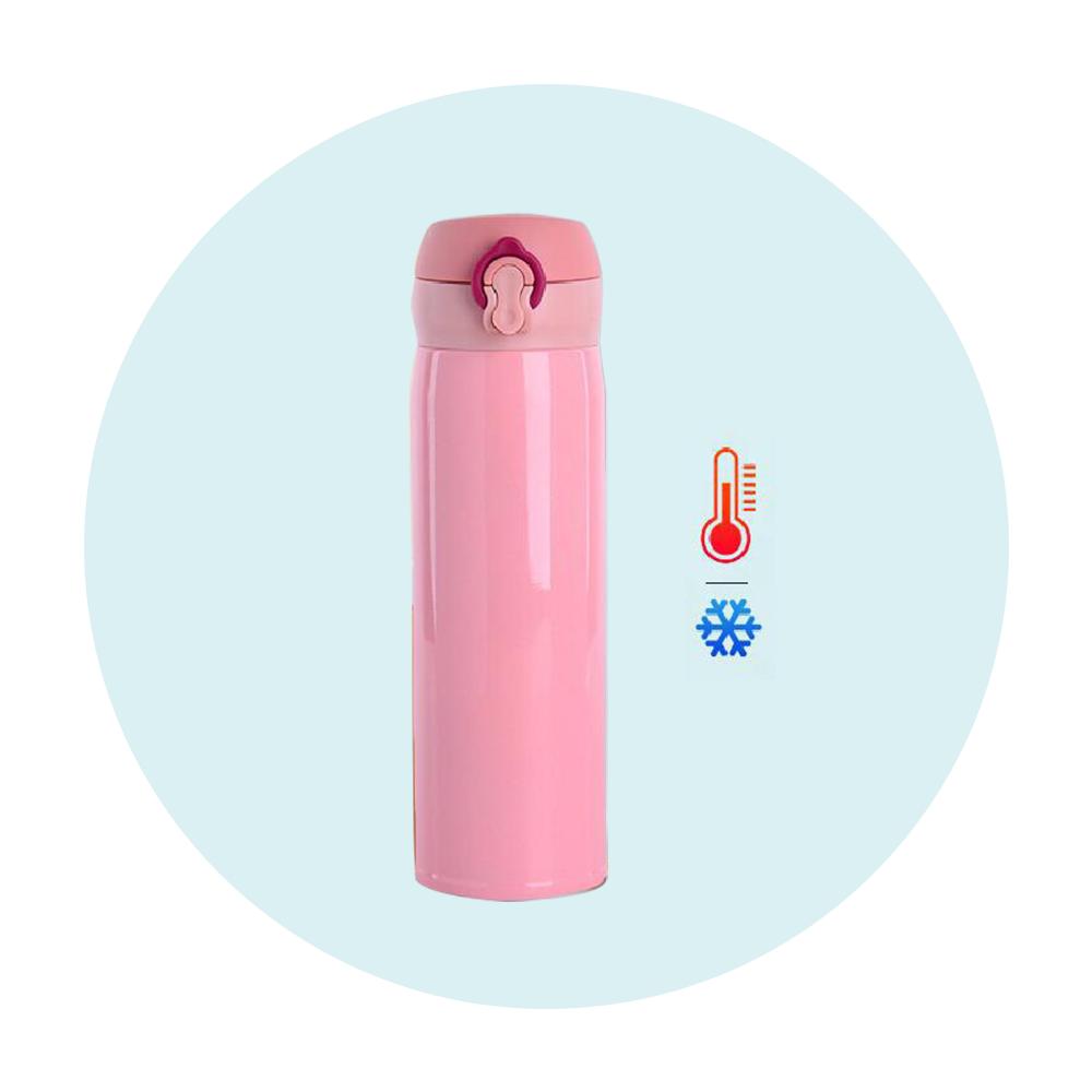 500ml Stainless Steel Vacuum Cup Thermos Flask Travel Water Bottle Cup Mug Hot 500ml Stainless Steel Vacuum Cup Thermos Flask Travel Water Bottle Cup Mug Hot