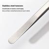 Heat Resistant Multipurpose Zirconia Ceramic Head Tweezers Acid Resistant None Magnetic Stainless Steel Crafting Tool