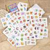 120PCS Encouraged Stickers Pun Homophonic Terrier Cartoon Fruit Cute Animal Kindergarten Enlightenment Kids Stickers