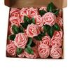 Artificial Flower Simulation Foam Rose Wedding Bouquets Table Centerpieces Baby Shower Party Garland Decoration