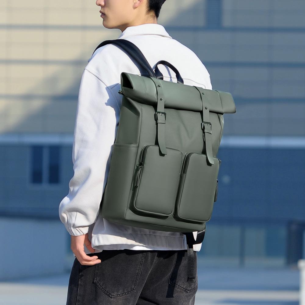 Business Backpack High-end Men's Large-capacity Computer Backpack Student Schoolbag Lightweight Outdoor Commuting Bag