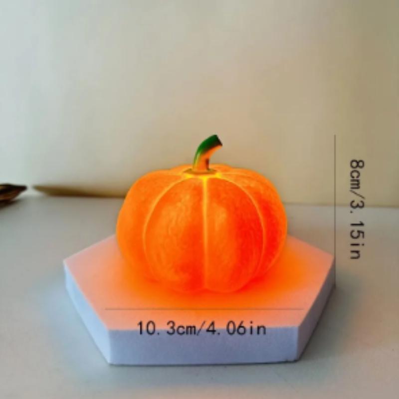 

Pumpkin Lantern Creative Night Light Decoration Night Light Bedroom Dormitory Soft Atmosphere Night Light with Sleep Light A&0-5W теплый белый