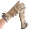 Winter Women Can Touch Screen Add Velvet Thick Cold and Warm Gentle and All-matching High-end Gloves