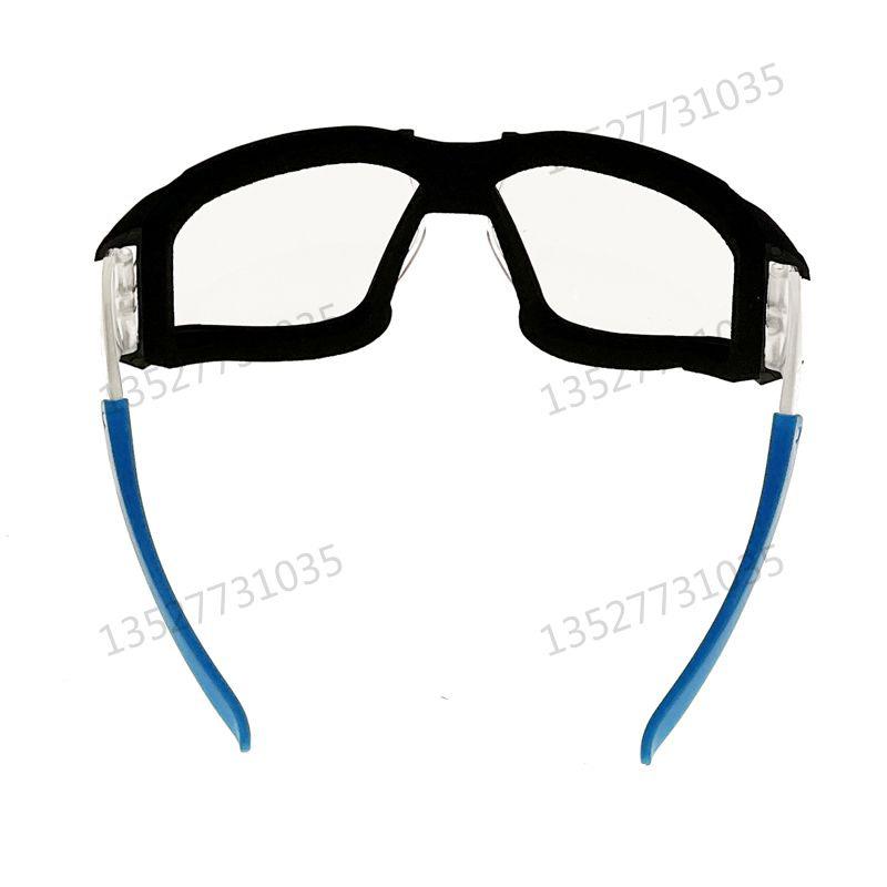 High-definition dustproof, anti-fog, wear-resistant, scratch-resistant foam goggles for professional mining operations, impact-resistant protective Transparent sheet