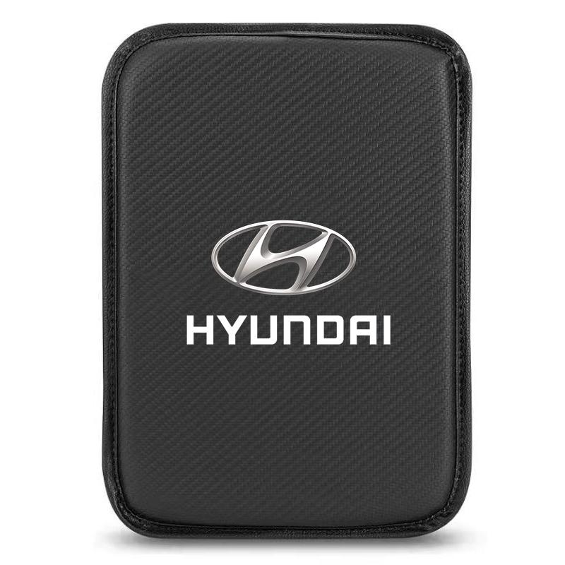 1 ks Podložky do loketní opěrky auta Kožené kryty středové konzoly Příslušenství pro Hyundai i30 Tucson i20 Accent i10 Elantra Veloster Getz