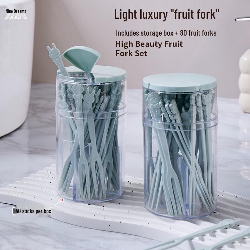 ZISIZ Disposable Fruit Fork Set