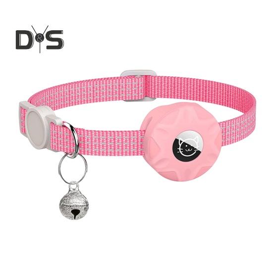 

Ошейник-трекер для кошек со светоотражающими полосками, водонепроницаемый регулируемый ошейник безопасности для домашних животных, ошейник-локатор для кошек, чехол для маленьких, средних и больших кошек