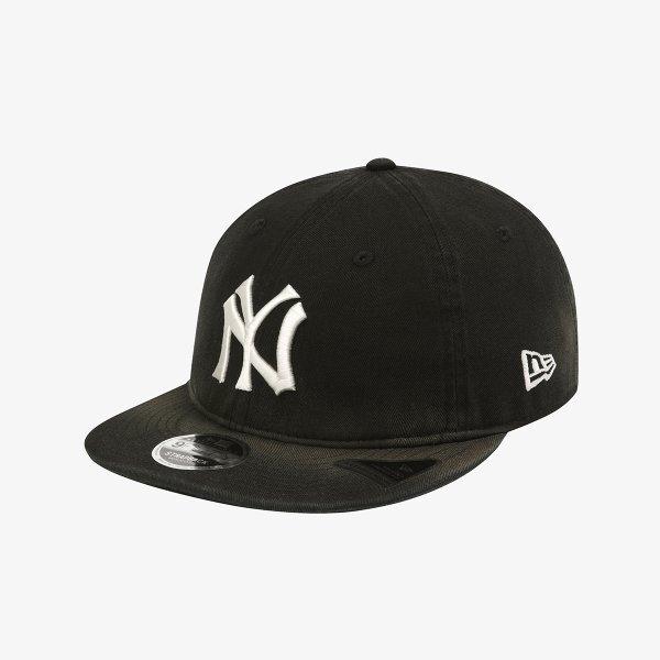 

New Era Mlb New York Yankees Faded Washing Retro Crown Strapback Black 15131621 BLACK/ML