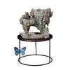 Wenzhu Succulent Basin Fortune Tree Bonsai Retro Rice Bamboo Indoor Good Raising Floating Island Suspended Iron Art Micro Landscape Basin