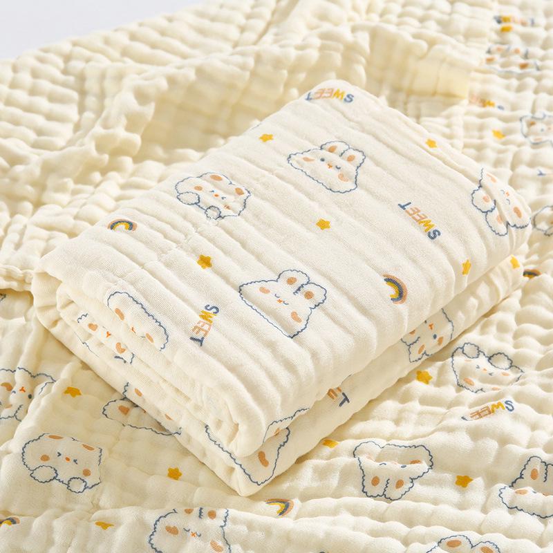 Newborn Baby Six-Layer Pure Cotton Gauze Towel and Blanket