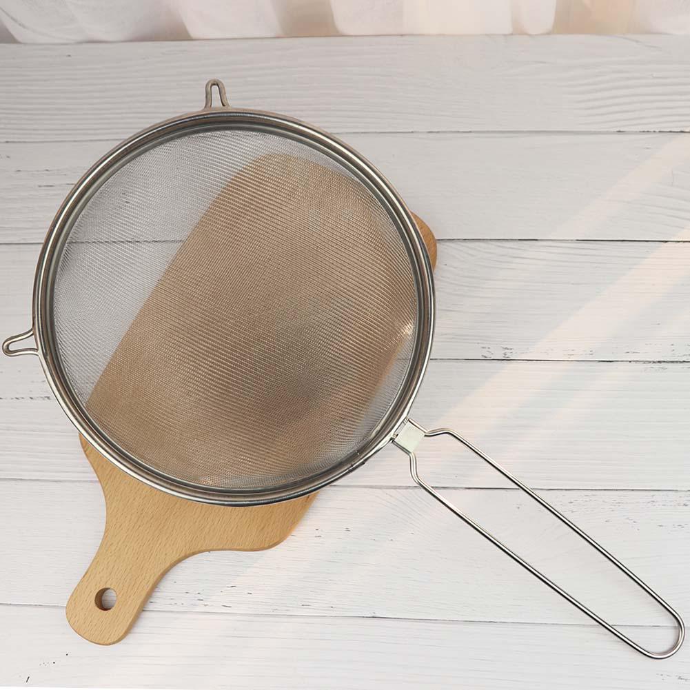 Stainless Steel Bee Honey Filter Strainer Machine Tool Extractor Double-Layer Honey Sieve Filtration Beekeeping Tools