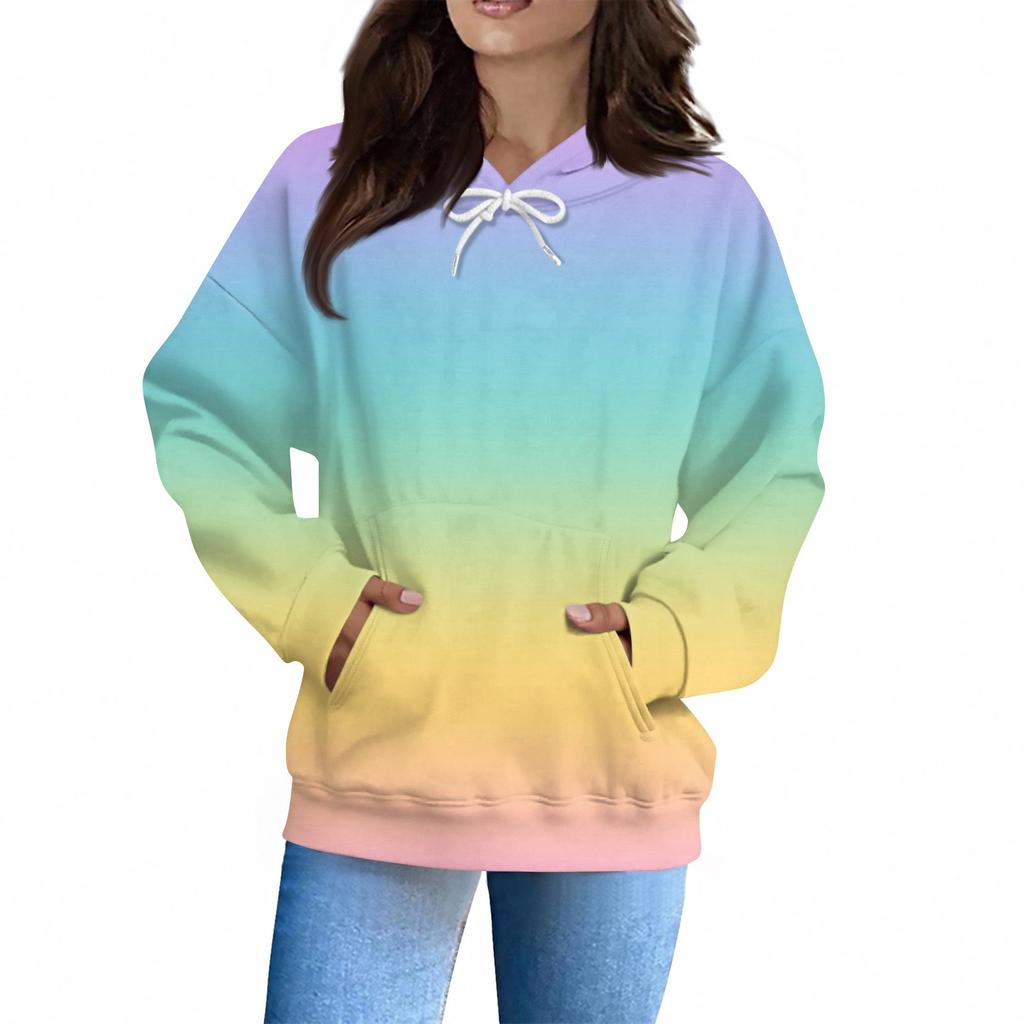 Women's Fashion Daily  Casual V-Neck Long Sleeve Printed Top