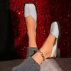 Large-size Vintage Chic Sandals with A Unique Design, A Niche Style, 2026 New Model, Closed-toe, Thick Heel, Women's Foreign Trade Wholesale