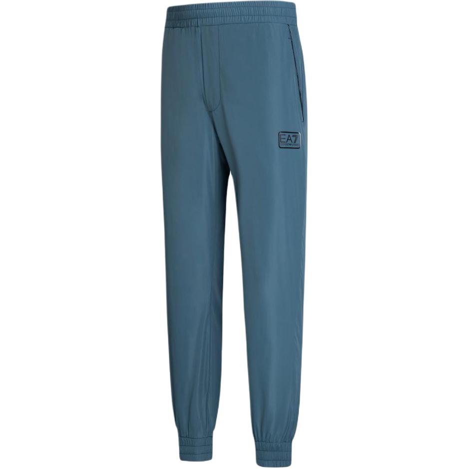 Emporio Armani EA7 SS24 Letter Logo Pattern Cuffed Casual Pants Men Bottoms Green 3DPP85-PNFNZ-1821