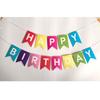Birthday Party Decoration Bronzing Dovetail Flag Happy Birthday Birthday Flag Banner Bunting Custom