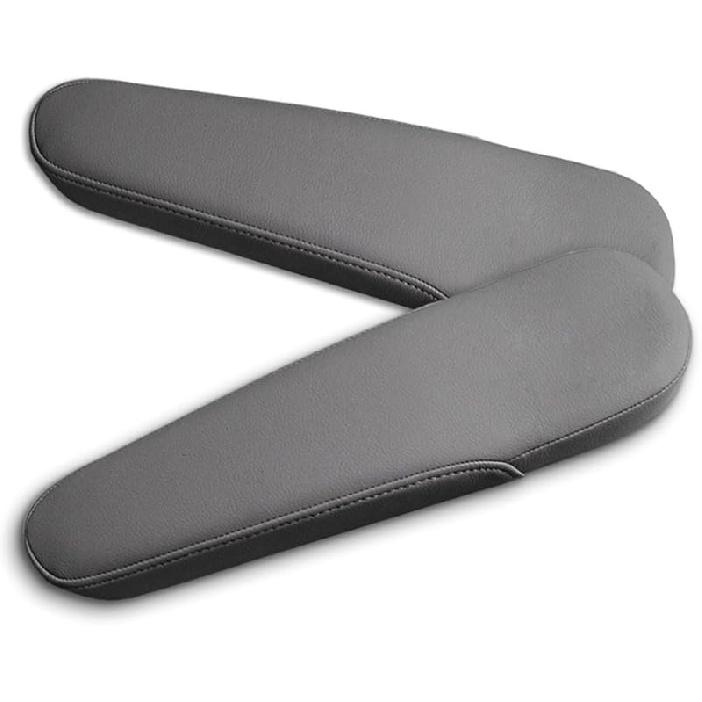 Odyssey Armrest Cover Replacement,Leather Seat Armrest Covers For 2005-2010 Honda Odyssey(Darker Gray)