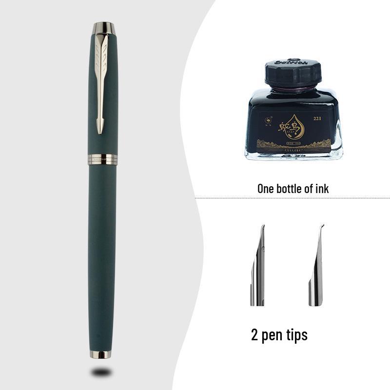 High-End Calligraphy Fountain Pen with Hard Nib for Artistic Writing, Practice & Signature - Ideal for Adults and Men