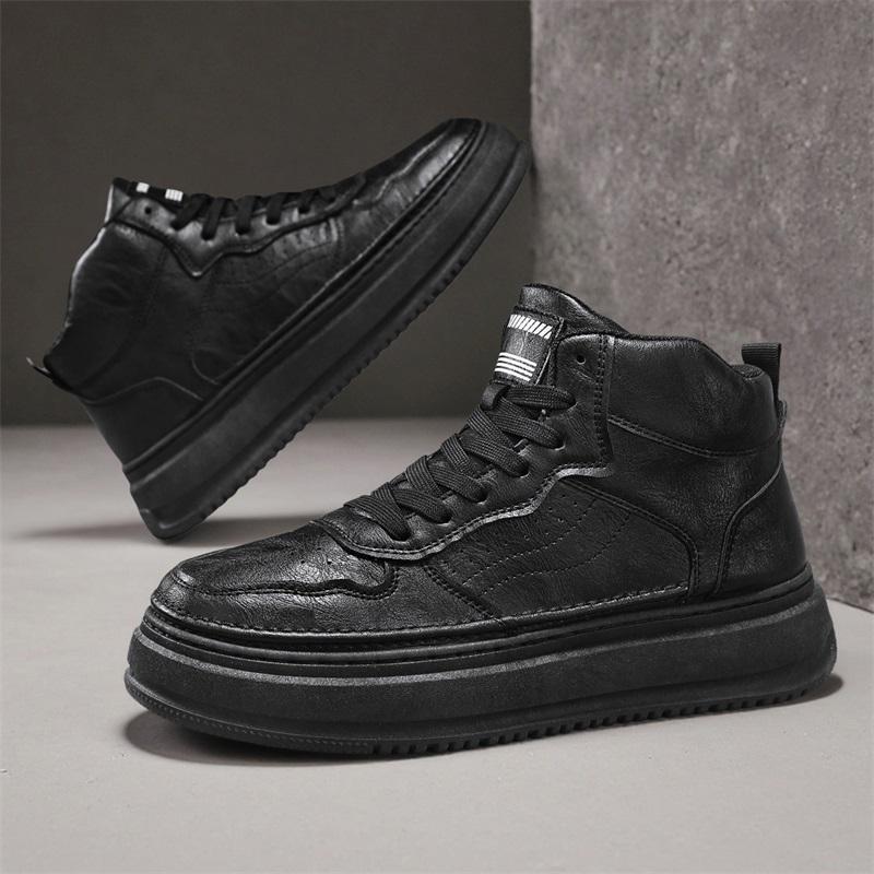 New Fashion Autumn And Winter Men's Low Top Martin Boots Students Male Boys Trending Soft Sole Work Shoes Labor Protection Martin Sneakers