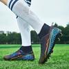 35-47 Nuevos zapatos de fútbol para deportes al aire libre, antideslizantes y resistentes al desgaste, de alta calidad, con absorción de impacto