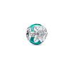 Pandora Flower Decoration 925 Silver Pendant Women's Blue 793191C00