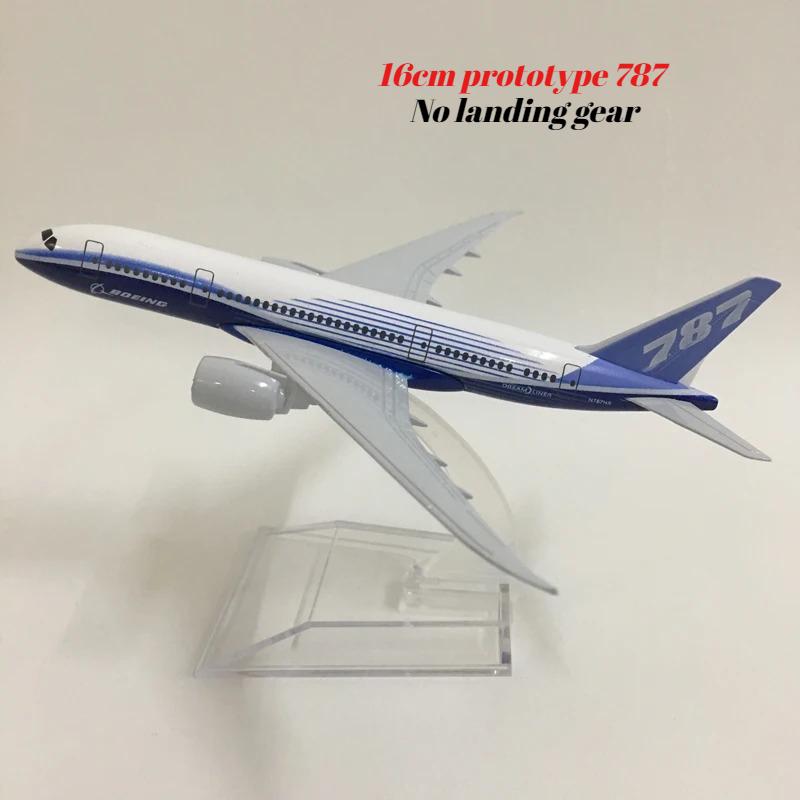 16/ 20 см Прототип Модель самолета Boeing 747 Модель самолета Оригинальная модель самолета Boeing 787 1:300 литых металлических самолетов, игрушечный самолет