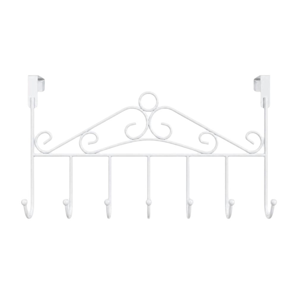Multiple Hooks Over Door Hook Rack Metal Door Hanging Rack New Coat Hook Rack  Entryway Storage