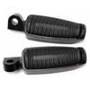 Precise Motorcycle For Sportster XL 883 XL1200 V-Rod Low Hugger Dyna Softa Aluminum Alloy Footpegs Black Footrests