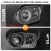 For MG4 EV 2022-2024 ABS Scratch Resistant Headlight Adjustment Light Switchs Decorative Frame Trim Sticker