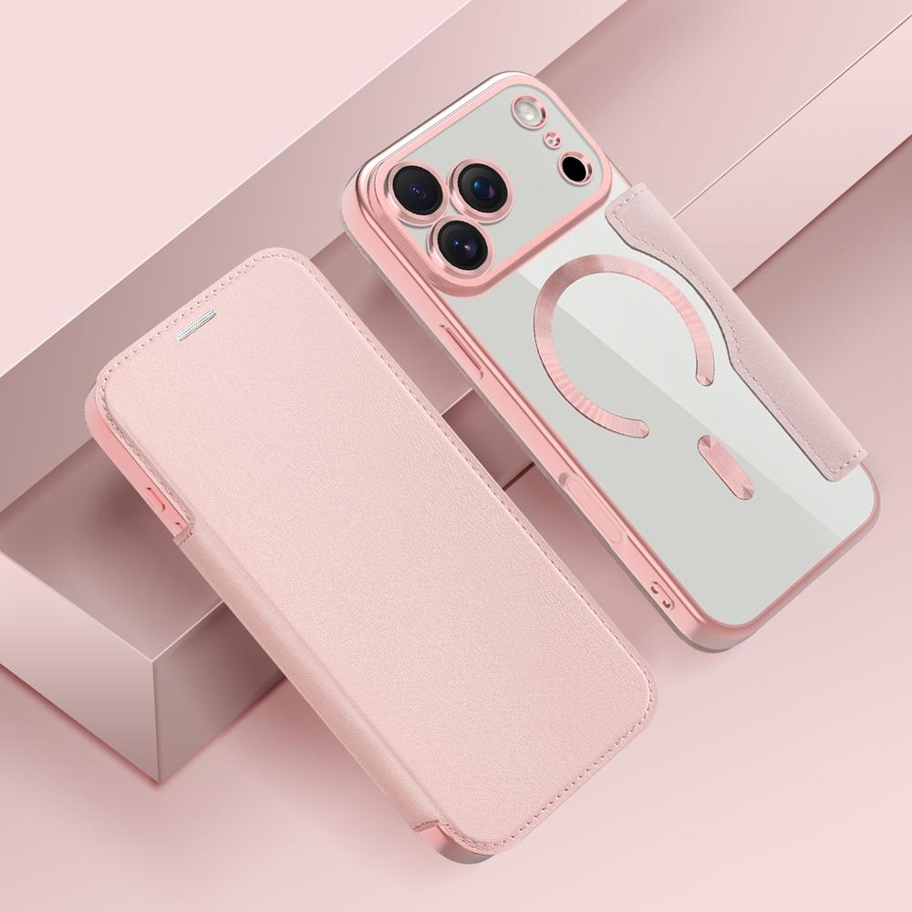 Flip Leather Case for IPhone 17 Promax Air 16 Pro Max 15 Plus 14 13 12 Wireless Charging Card Slots Pocket Phone Cover