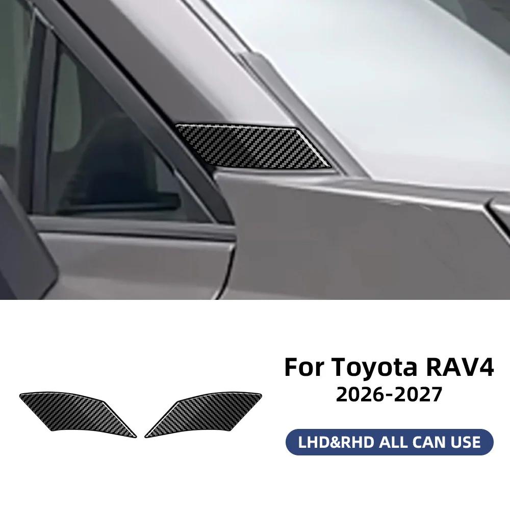 Autocollant Décoratif de Pilier A Avant en ABS pour Toyota RAV4 2026-2027 Conduite à Gauche et à Droite