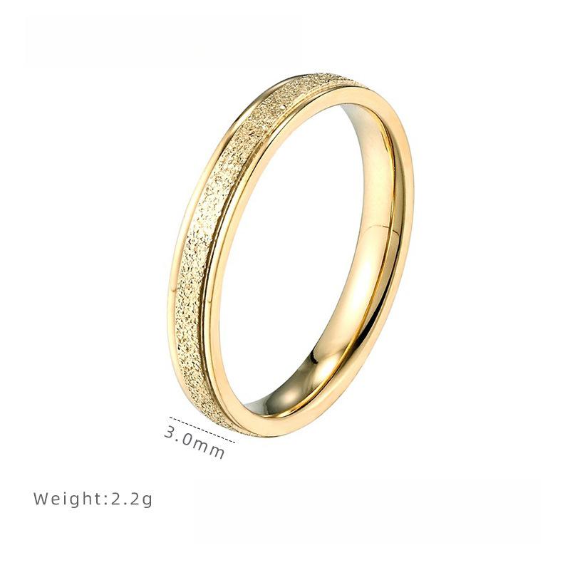 

Матовое простое кольцо в цыганском стиле, кольцо из титановой стали с гальваническим покрытием, женские ретро аксессуары в стиле легкой роскоши 6