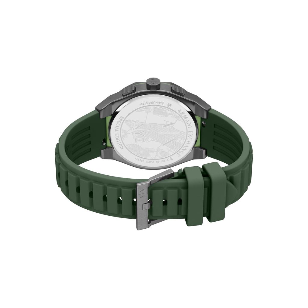 Armani Exchange Men's Analog Silicone Watch AX4292